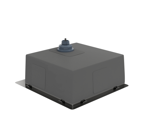 Кухонная мойка Reflexion Iseo RX2246BL оружейная сталь