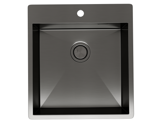 Кухонная мойка Reflexion Iseo RX2246BL оружейная сталь