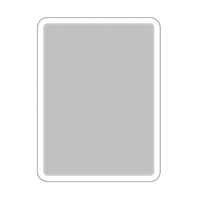 Зеркало BelBagno SPC-MAR-600-800-LED-BTN