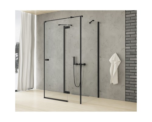 Душевое ограждение NEW TRENDY REFLEXA BLACK L 110x100x200 черный