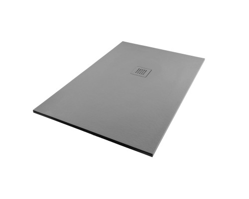 Душевой поддон, Solid 100х90 Серый матовый