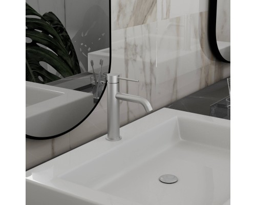 Смеситель для раковины Vincea City VBF-2C1BN однорычажный, сатин