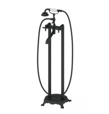 Смеситель для ванны напольного монтажа Wonzon&Woghand, Черный матовый