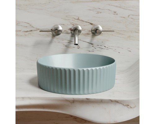 Раковина-чаша накладная Ceramicanova зеленый матовый Element 360x360x115