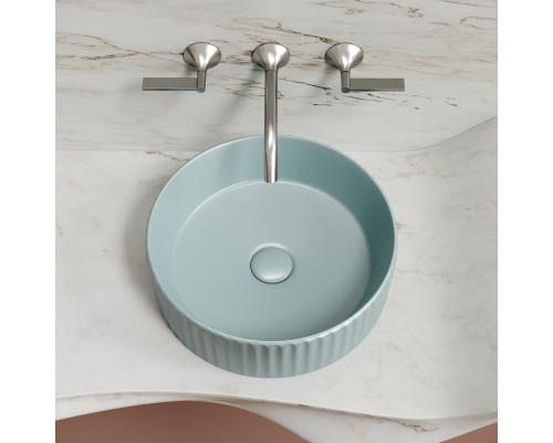 Раковина-чаша накладная Ceramicanova зеленый матовый Element 360x360x115