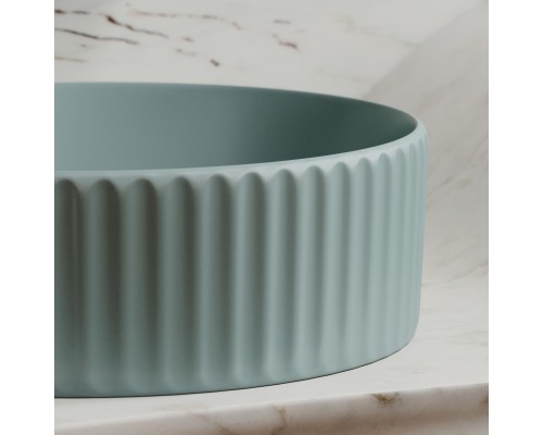Раковина-чаша накладная Ceramicanova зеленый матовый Element 360x360x115