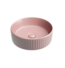 Раковина-чаша накладная Ceramicanova розовый матовый Element 360x360x115