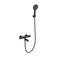 Смеситель для ванны с душем и термостатом Wonzon&Woghand, Черный матовый