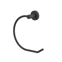 Полотенцедержатель кольцо WHITECROSS Ergo ER2254BL черный мат