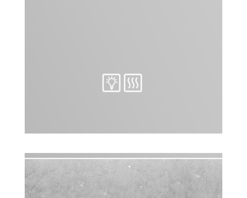 Зеркало BelBagno SPC-MAR-900-800-LED-TCH-WARM с подсветкой с подогревом с сенсорным выключателем