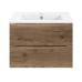 База под керамическую раковину Vincea Mia Slim 700 подвесная 2 ящика Soft close V.Oak