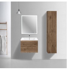 База под керамическую раковину Vincea Mia Slim 700 подвесная 2 ящика Soft close V.Oak