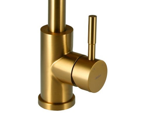 Cмеситель для кухни Raiber premium RPG-012 Graceful, матовое золото