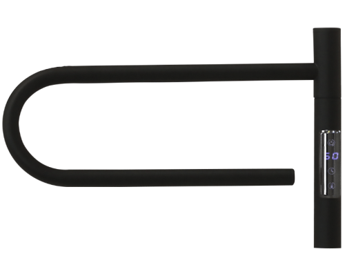 Полотенцесушитель электрический Vincea VTD-1P1BE 39x25 черный таймер