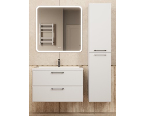 Тумба под раковину Uperwood Foster NEW 80 см, подвесная, белая