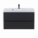 Тумба с раковиной Uperwood Tanos 90 см, черная