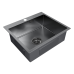Кухонная мойка Paulmark Brim 59 PM215951-GM Вороненая сталь