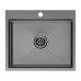 Кухонная мойка Paulmark Brim 59 PM215951-GM Вороненая сталь