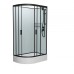Душевая кабина Frank F412/1 R Black без крыши