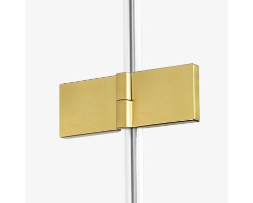 Шторка для ванны NEW TRENDY AVEXA GOLD BRUSHED 120x150 L брашированное золото