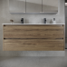 Тумба под раковину SANCOS Libra 1190х450х500 2CH, c двумя ящиками, дуб чарльстон