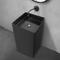 Раковина отдельностоящая ABBER Wasser Kreis черная матовая