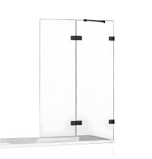 Шторка для ванны NEW TRENDY AVEXA BLACK 100x150 R черный