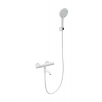 Смеситель для ванны с душем и термостатом Wonzon&Woghand, Белый матовый