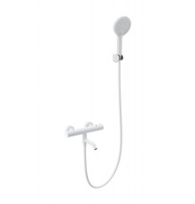 Смеситель для ванны с душем и термостатом Wonzon&Woghand, Белый матовый