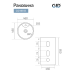 Керамическая раковина Gid Nb135