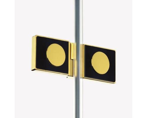 Шторка для ванны NEW TRENDY AVEXA GOLD SHINE 140x150 R золото