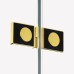 Шторка для ванны NEW TRENDY AVEXA GOLD SHINE 140x150 R золото