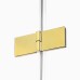 Шторка для ванны NEW TRENDY AVEXA GOLD SHINE 140x150 R золото