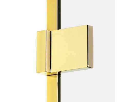 Шторка для ванны NEW TRENDY AVEXA GOLD SHINE 140x150 R золото