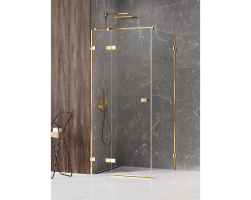 Душевое ограждение NEW TRENDY AVEXA GOLD SHINE L 120x80x200 золото