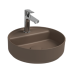 Раковина накладная ISVEA Infinity 42 круглая коричневый матовый 10NF65042SV-2H