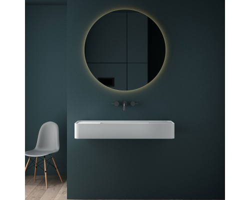 Раковина из искусственного камня Vincea VWB-6S380MW 1000x400x150 подвесная белый матовый