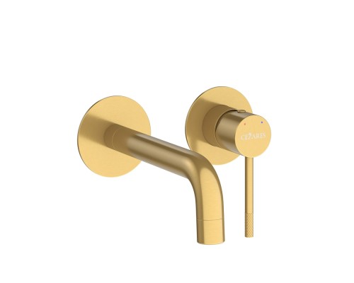 Смеситель для раковины Cezares Relax RELAX-BLI2-1-BORO-W0 Брашированное золото