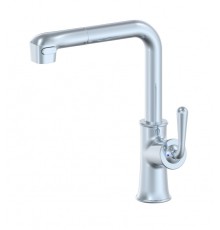 Смеситель для кухни с выдвижным изливом Wonzon&Woghand, Хром