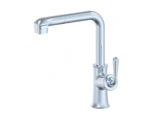 Смеситель для кухни с выдвижным изливом Wonzon&Woghand, Хром