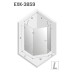 Душевое ограждение NEW TRENDY AVEXA GOLD BRUSHED L 100x80x200 золото