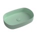 Раковина ISVEA Infinity накладная 550x360x120 мятно-зеленый матовый 10NF65055SV-2T