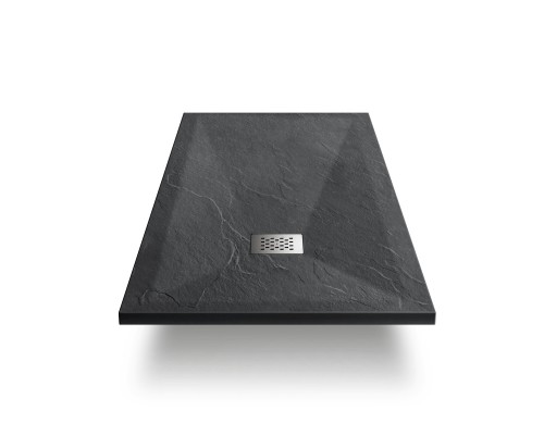 Поддон для душа из искусственного камня Vincea VST-4SR1012A 1200x1000x25 антрацит