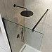 Душевая перегородка Cezares Liberta 105 LIBERTA-L-1-105-120-C-NERO Черный матовый