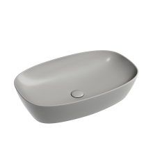 Чаша накладная овальная Ceramica Nova Element 60x38 Антрацит Матовый