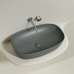 Чаша накладная овальная Ceramica Nova Element 60x38 Антрацит Матовый