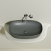 Чаша накладная овальная Ceramica Nova Element 60x38 Антрацит Матовый