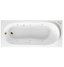 Ванна гидромассажная Excellent Sekwana 170x75 Line Nano Золото