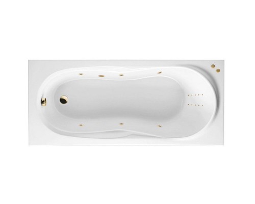 Ванна гидромассажная Excellent Sekwana 170x75 Line Nano Золото