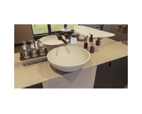 Раковина накладная Whitecross Cornelian белый матовый